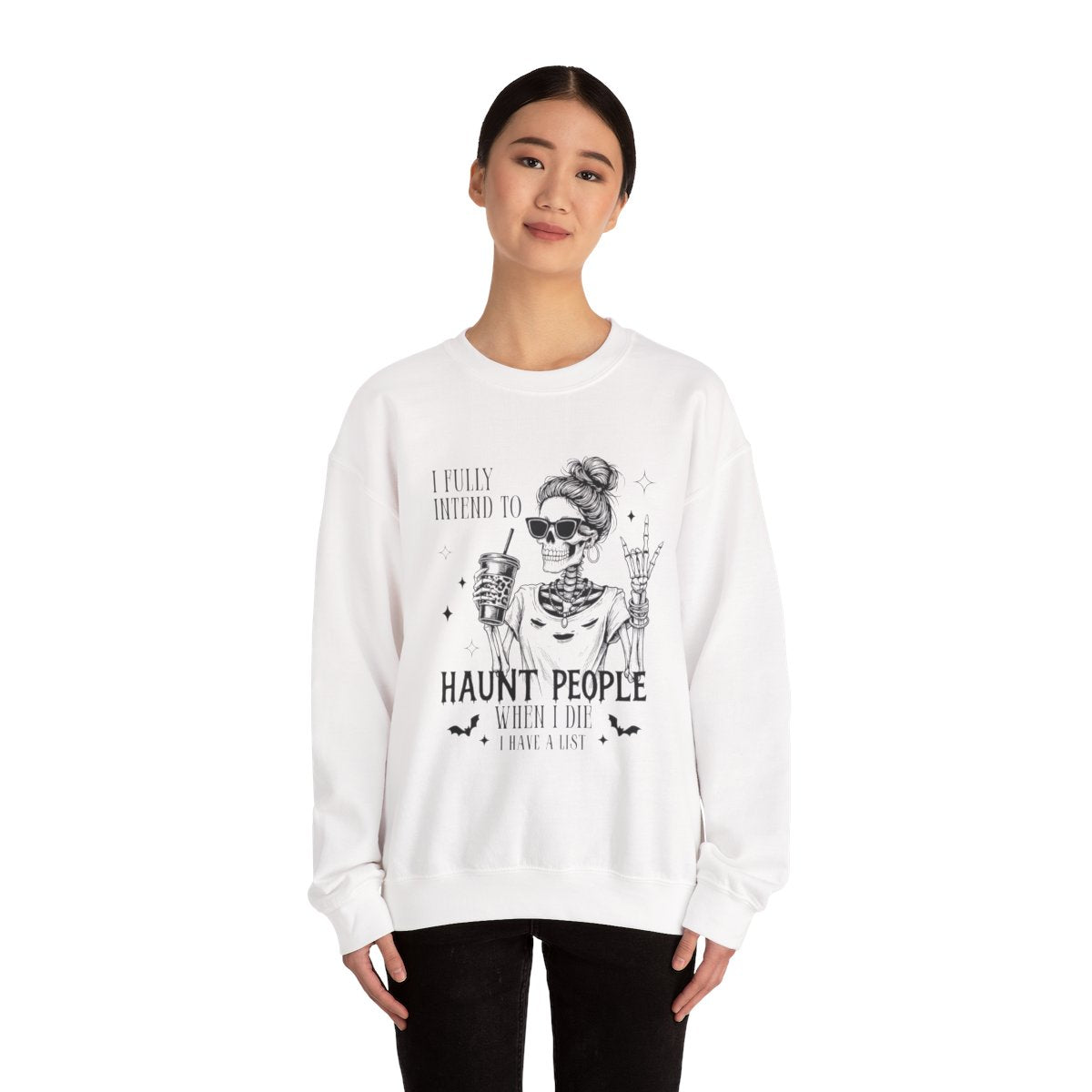 Funny Halloween Sweatshirt, Unisex Heavy Blend™ Crewneck Sweatshirt