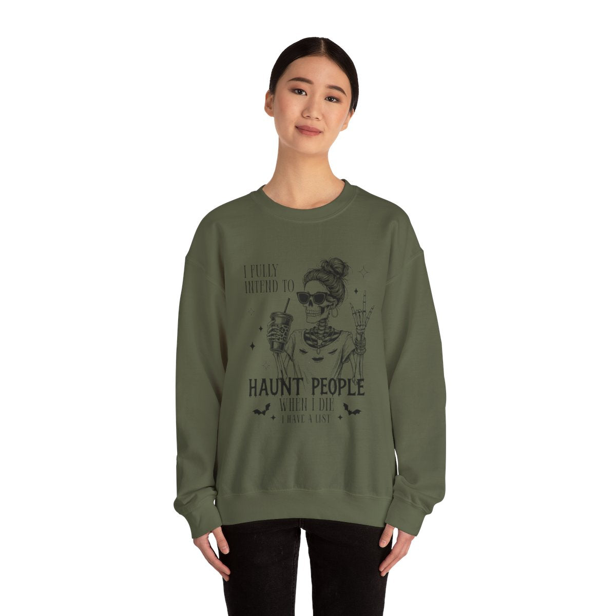 Funny Halloween Sweatshirt, Unisex Heavy Blend™ Crewneck Sweatshirt