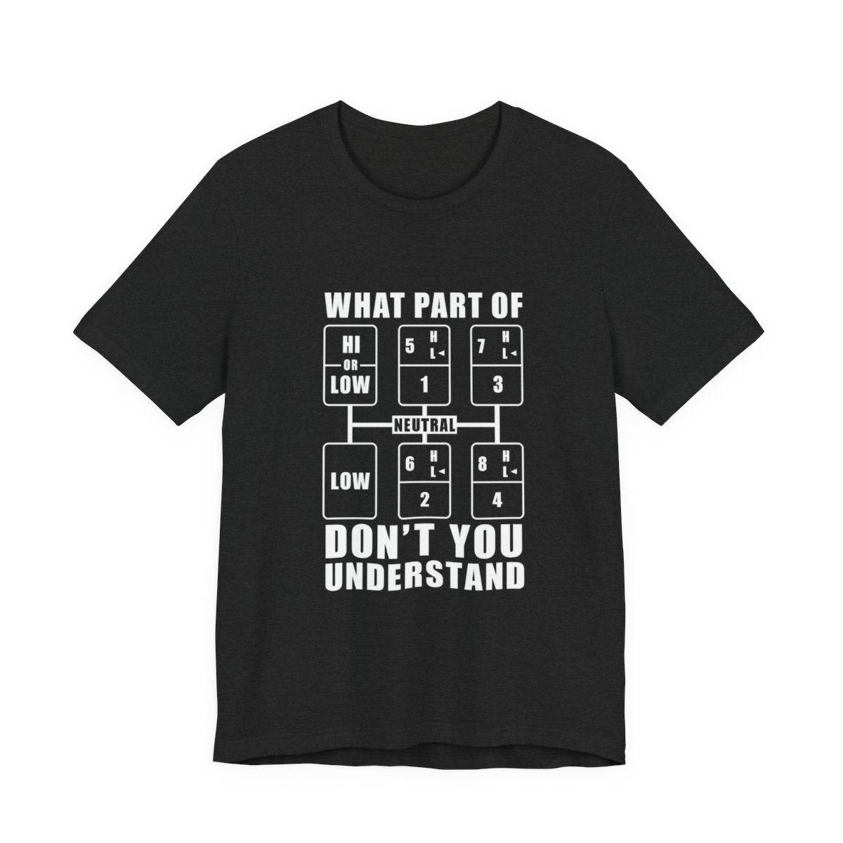 "What part of don't you understand" T-shirt, Unisex Jersey Short Sleeve Tee, Truck Driver T-shirt, Funny T-shirt, Gift for Truckers