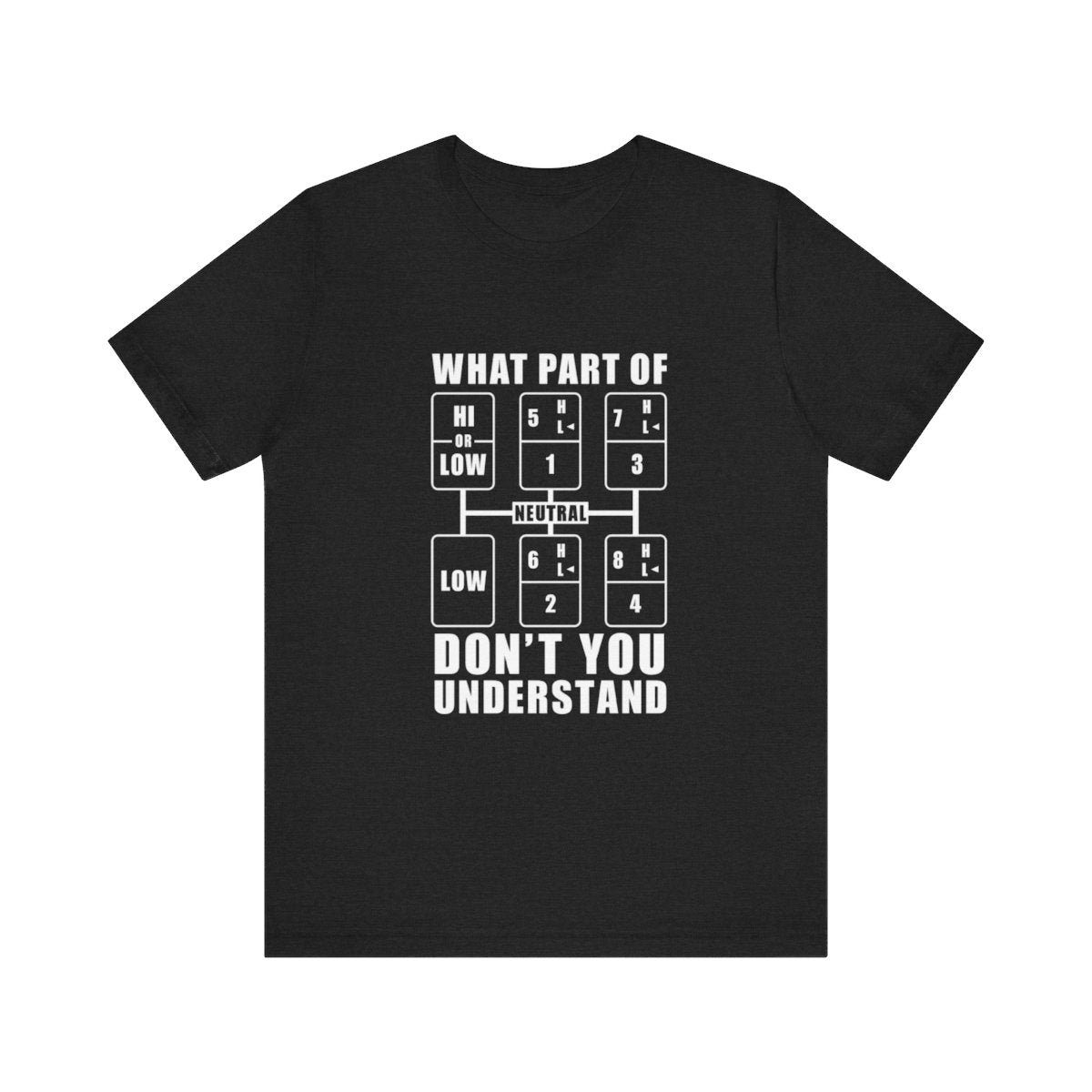 "What part of don't you understand" T-shirt, Unisex Jersey Short Sleeve Tee, Truck Driver T-shirt, Funny T-shirt, Gift for Truckers