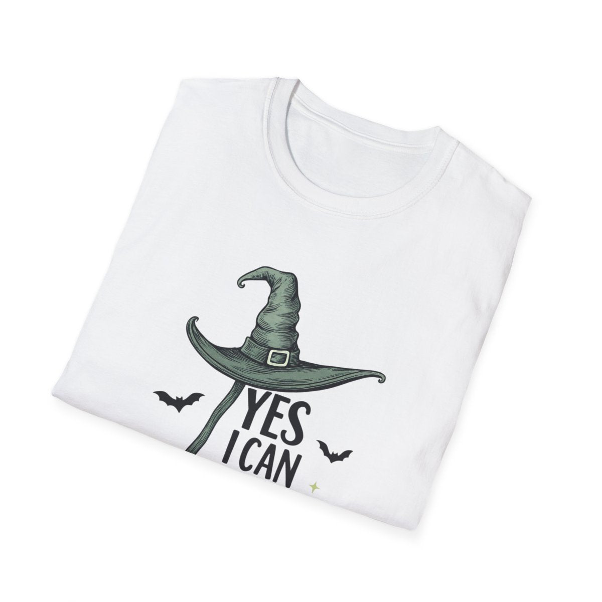 Funny Halloween T-shirt, Yes I can Drive A Stick T-shirt, Unisex Softstyle T-Shirt