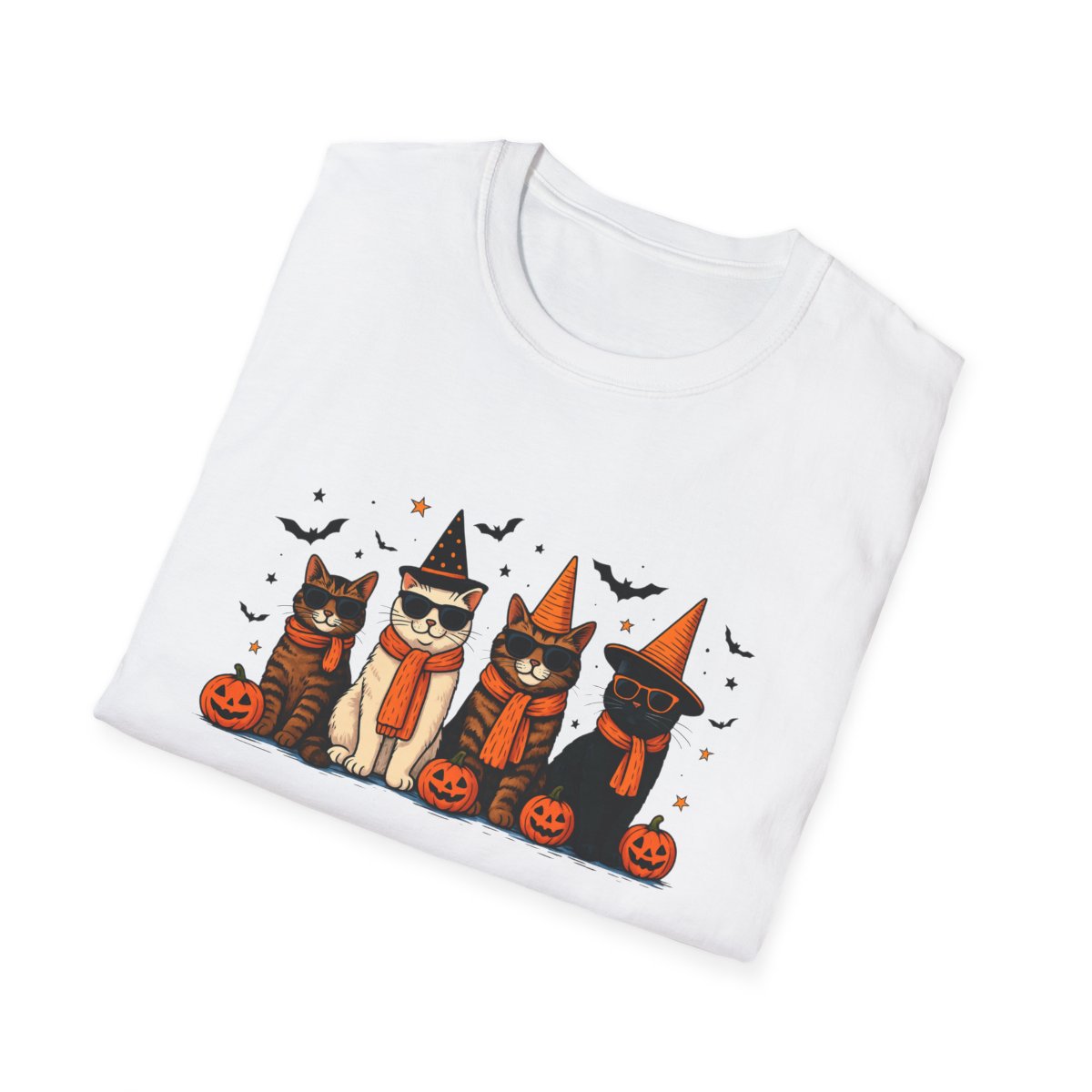 Cat Halloween T-shirt, Halloween Gifts, Gift for her, Cat Mom T-shirt,