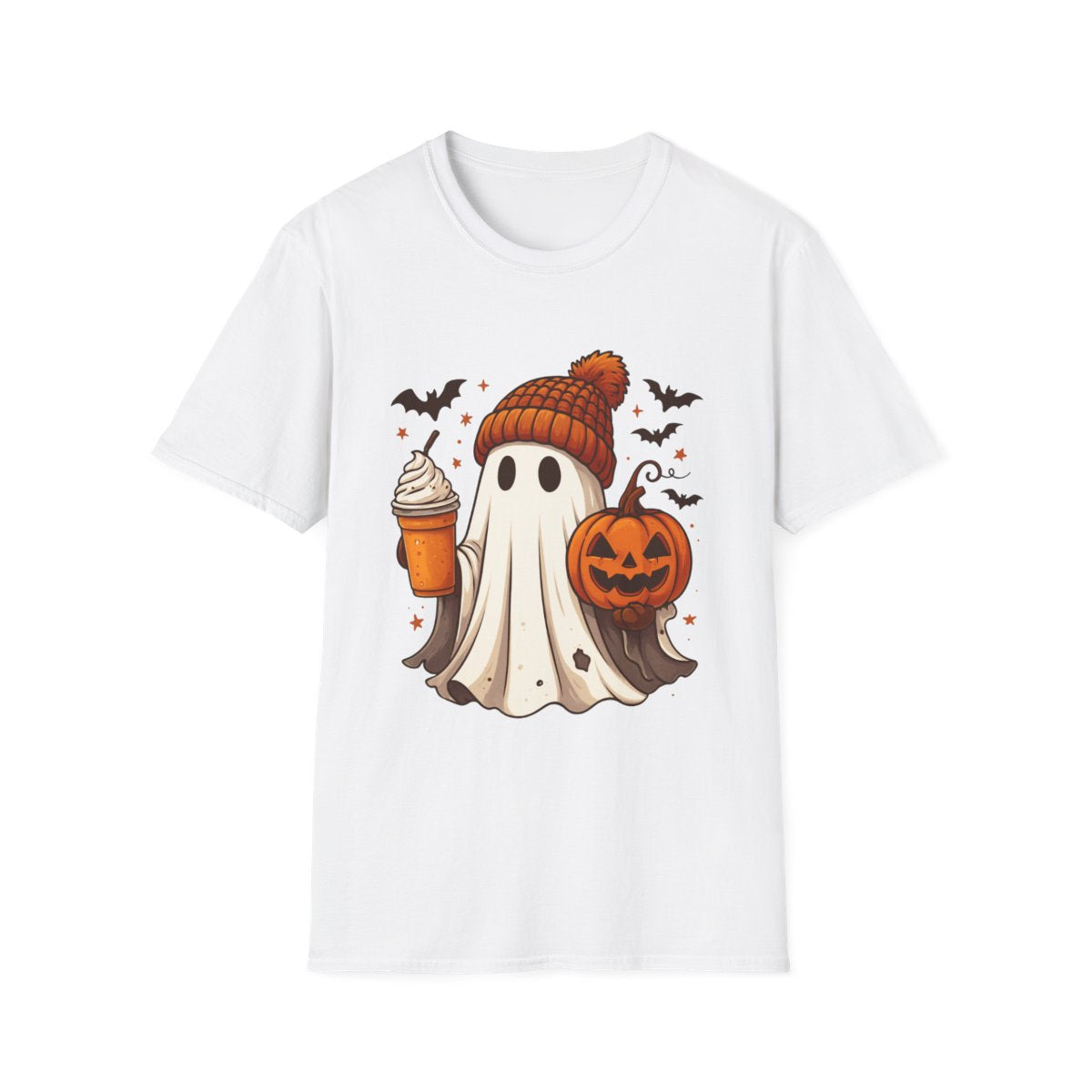 Halloween Ghost T-shirt, Halloween Gift, Fall Shirt, Cute Spooky Ghost Halloween Tshirt