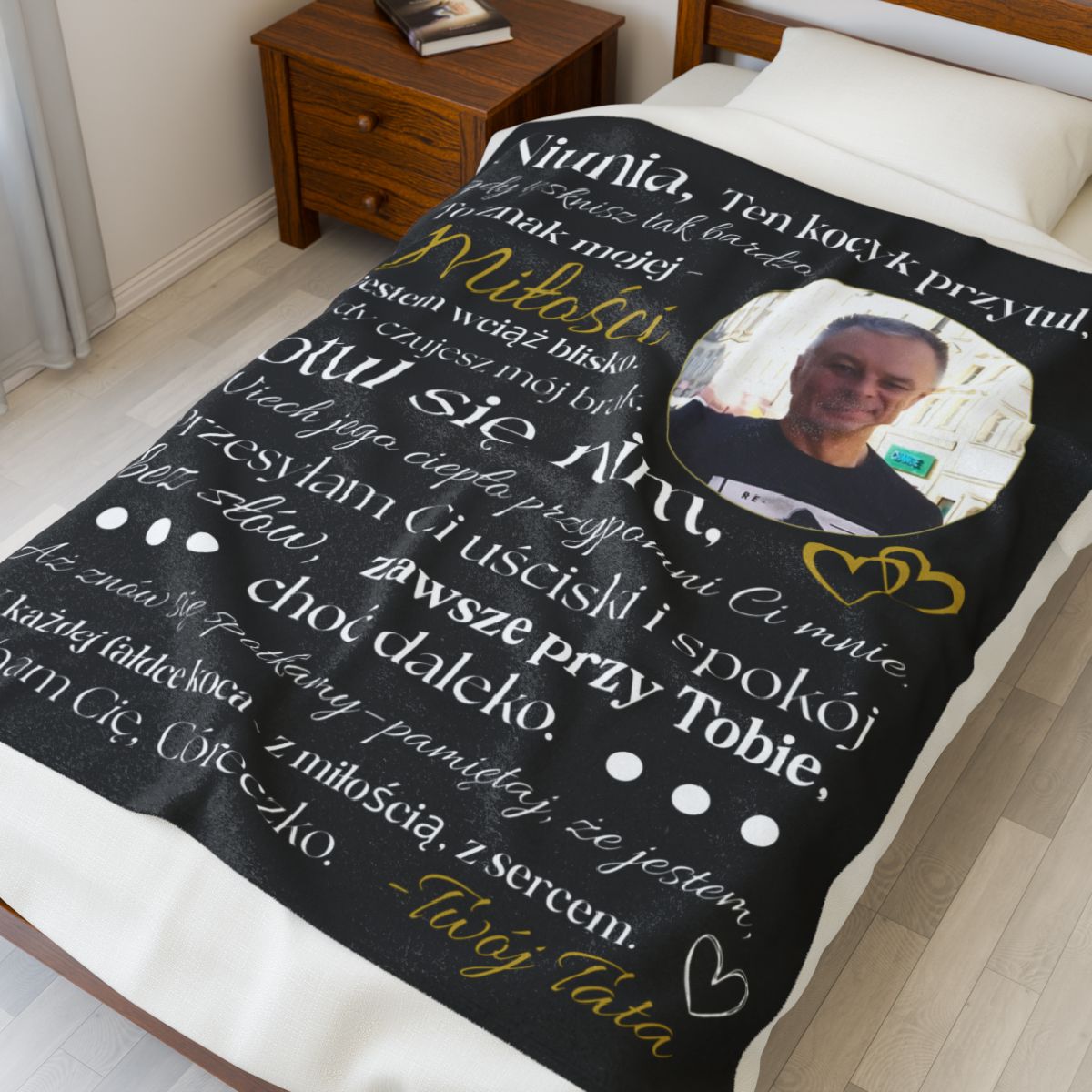 Daughter Velveteen Plush Blanket