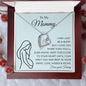 To My Mommy From Your Tummy Gift | Forever Love Necklace