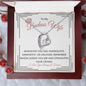 To My Badass Wife Forever Love Necklace