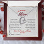 To My Wonderful Mom From Son Gift | Forever Love Necklace
