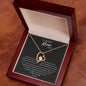 To The Best Mom Ever Forever Love Necklace