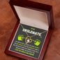 To My Swolemate Gift | Girlfriend Gift | White Gold Forever Love Necklace