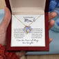 To my Beautiful Mom Gift | Forever Love Necklace