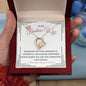 To My Badass Wife Forever Love Necklace