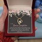 To My Bonus Daughter Gift | Forever Love Necklace
