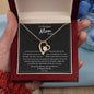 To The Best Mom Ever Forever Love Necklace