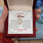 To My Wonderful Mom From Son Gift | Forever Love Necklace