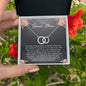 To My Bonus Mom Gift | Perfect Pair Necklace
