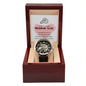 Gift for Husband-to-be | Men's Openwork Watch + MC
