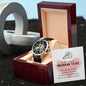 Gift for Husband-to-be | Men's Openwork Watch + MC