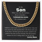 To My Son From Mom | Cuban Link Chain Gift