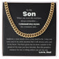 Gift For Son from Dad | Cuban Link Chain Gift