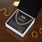 Gift For Son from Dad | Cuban Link Chain Gift