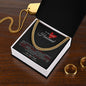 To my Loving Husband Gift | Cuban Link Chain