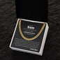 Gift For Son from Dad | Cuban Link Chain Gift