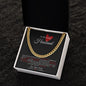To my Loving Husband Gift | Cuban Link Chain