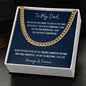 To My Dad | Cuban Link Chain |