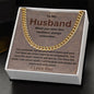 To My Husband | Cuban Link Chain Gift for Him | Birthday | Anniversary