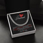To my Loving Husband Gift | Cuban Link Chain