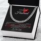 To my Loving Husband Gift | Cuban Link Chain