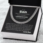 Gift For Son from Dad | Cuban Link Chain Gift
