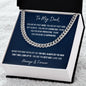 To My Dad | Cuban Link Chain |