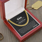 Gift For Son from Dad | Cuban Link Chain Gift