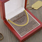 To My Husband | Cuban Link Chain Gift for Him | Birthday | Anniversary