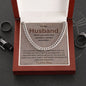 To My Husband | Cuban Link Chain Gift for Him | Birthday | Anniversary