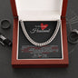 To my Loving Husband Gift | Cuban Link Chain