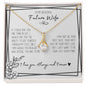 To My Beautiful Future Wife Gift | Alluring Beauty Necklace