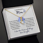 To My Beautiful Mom Gift | Alluring Beauty Necklace