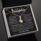 To My Daughter, From DAD - Alluring Beauty Necklace