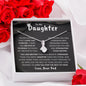 To My Daughter, From DAD - Alluring Beauty Necklace
