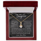 To My Daughter, From MOM - Alluring Beauty Necklace