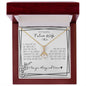 To My Beautiful Future Wife Gift | Alluring Beauty Necklace