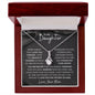To My Daughter, From MOM - Alluring Beauty Necklace