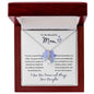 To My Beautiful Mom Gift | Alluring Beauty Necklace