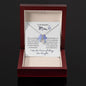To My Beautiful Mom Gift | Alluring Beauty Necklace