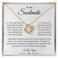 To My Soulmate Love Knot Necklace