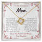 To My Wonderful Mom Necklace From Daughter | Love Knot Necklace