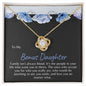 To my Bonus Daughter | Love Knot Necklace