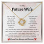 To My Future Wife - Love Knot Necklace